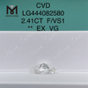 2.41ct BRILLANT laboratoire créé diamant marquise F VS1