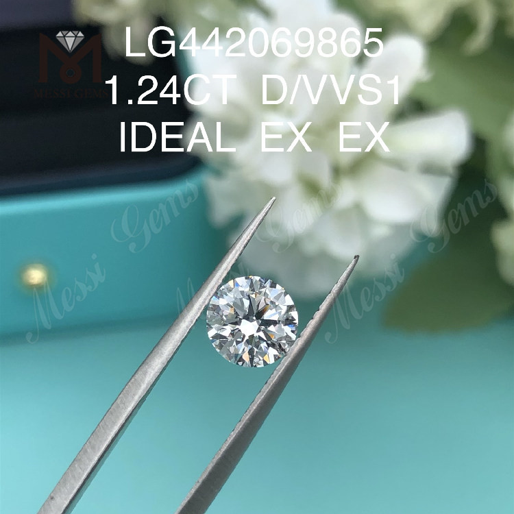 1,24 carat D VVS1 Round Brilliant magasin de diamants cultivés en laboratoire