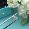 0.55CT D / VS1 diamant de laboratoire de coupe ronde 3EX diamant cultivé en laboratoire prix de gros
