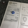 3.01CT F VVS2 VG VG CVD diamant cultivé en laboratoire en forme de poire 