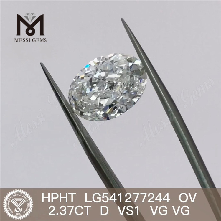 2.37ct D vs1 diamants de laboratoire HPHT 2 carats diamant prix de gros