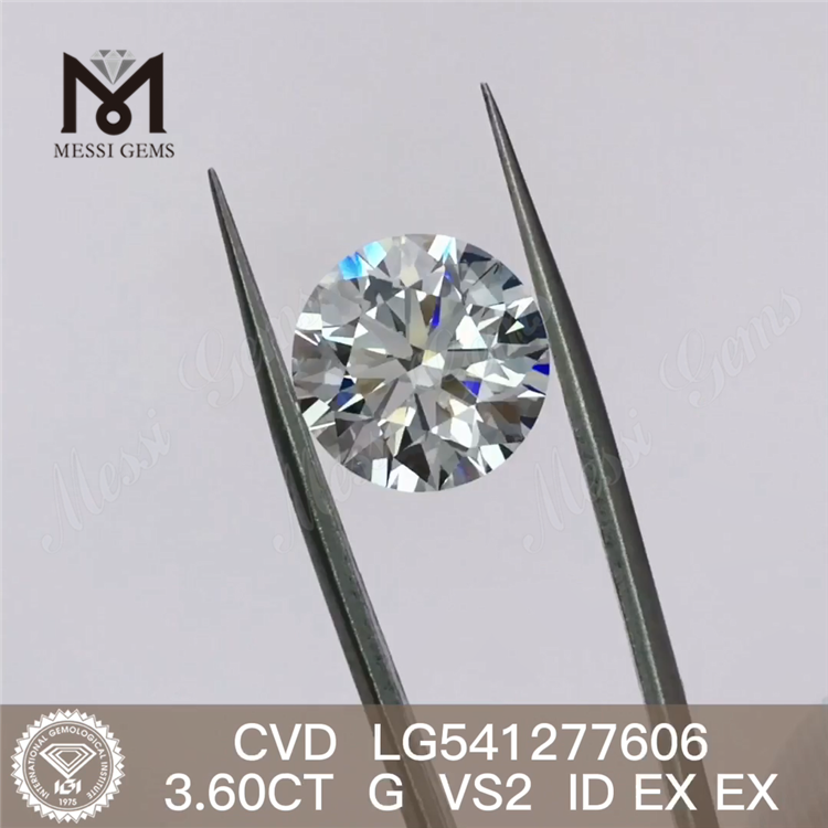 3.6CT G vs2 diamant de laboratoire en vrac RD Cut diamants cvd prix de gros