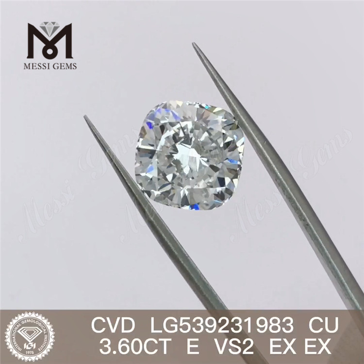 3.6CT E cu cvd fournisseurs de diamants cultivés en laboratoire vs2 diamants CVD en gros en vente