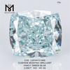 2.06ct coussin cvd diamant en gros fantaisie vert bleu laboratoire cultivé fournisseurs de diamants