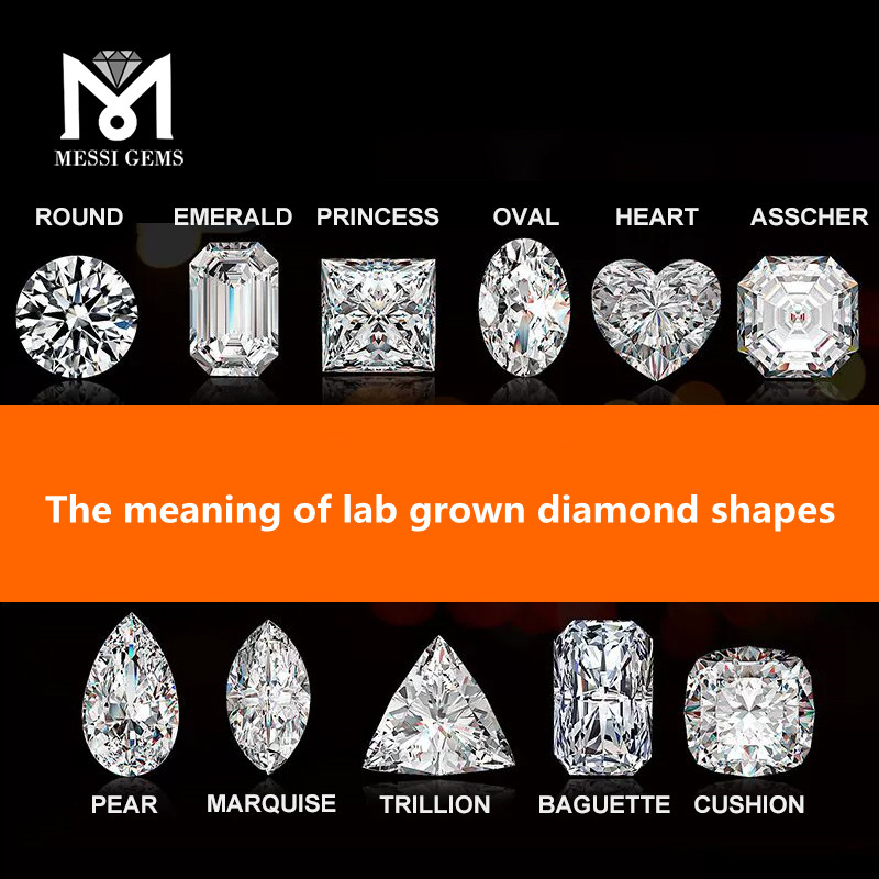 La signification des formes de diamants cultivées en laboratoire 