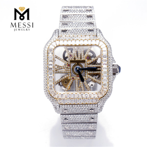 Testeur de diamant de luxe fait main VVS Moissanite Diamond Watch Pass