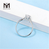 Messi Gems solitaire 1 carat diamant moissanite bague de fiançailles en argent sterling 925