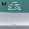 0,90 carat D Round BRILLIANT IDEL Cut vvs1 diamant créé en laboratoire