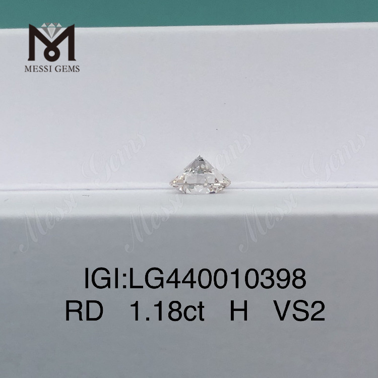 Diamant de laboratoire 1,18 carat H VS2 3EX 