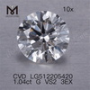1.04ct G meilleure vente diamant de laboratoire cvd lâche vs 3EX prix d\'usine de diamant de laboratoire rond