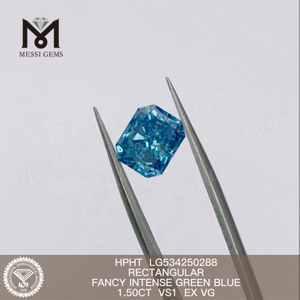 1.5CT VS diamants de laboratoire en vrac HPHT vert bleu laboratoire diamants cultivés prix usine LG534250288