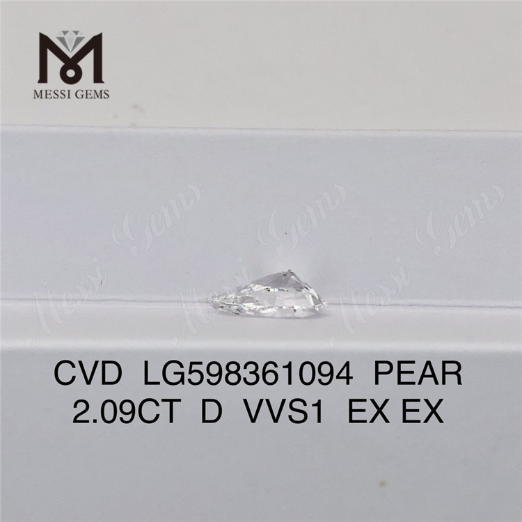 2.09CT D VVS1 EX EX PS CVD Diamant en vrac LG598361094 