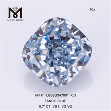 0,71CT VS1 VG VG CU FANTAISIE BLEU Le Diamant Bleu Hpht LG586347001