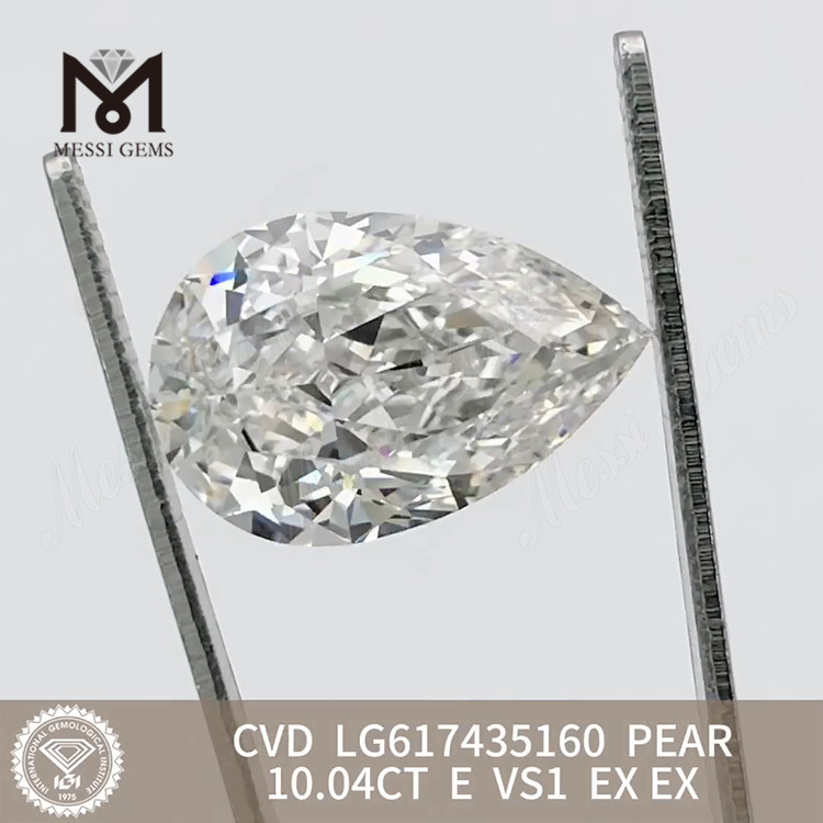 Acheter 10.04CT E PEAR VS1 diamant cvd Budget Friendly Brilliance 丨 Messigems CVD LG617435160