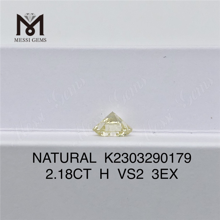 2.18CT H VS2 3EX Achetez de vrais diamants naturels K2303290179 en ligne Libérez l\'élégance 丨 Messigems