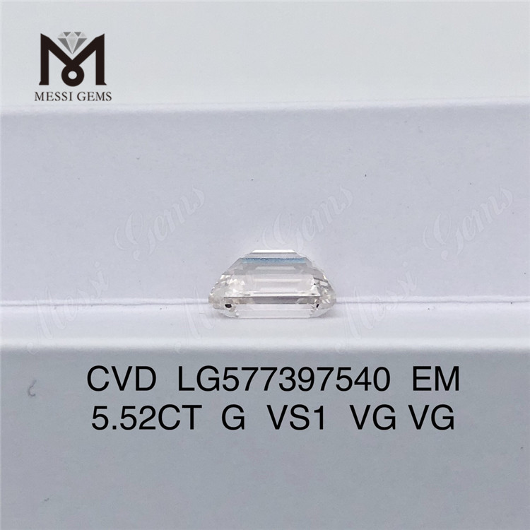 5.52CT G VS1 VG CVD Emerald Laboratory Grown Diamonds LG577397540 丨 Messigems CVD
