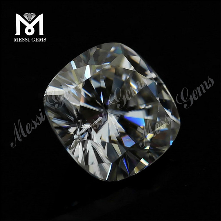 Coussin 12*12mm moissanite diamant en gros de qualité supérieure vvs blanc moissanite en vrac
