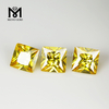Fabricant Princess Cut Yellow Cubic Zirconia Pierres synthétiques Square