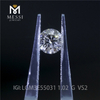 1.02ct G couleur diamant de laboratoire taille ronde diamant synthétique VS2
