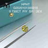 0.730ct FIY SI1 3EX RD diamants cultivés en laboratoire en vrac en gros