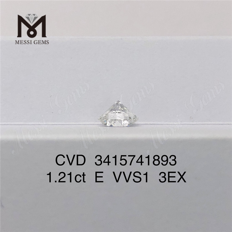1.21ct VVS laboratoire diamant prix usine E 3EX cvd diamant en vente