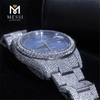 Top marque design personnalisé luxe glace hommes femmes montre DEF vvs moissanite montre