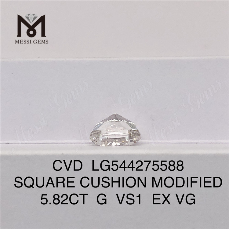 5.82CT G VS1 blanc lâche laboratoire diamant cvd lâche cvd laboratoire créé diamants à vendre