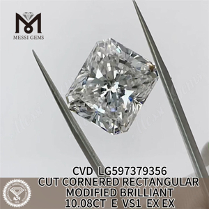 10.08CT E VS1 EX EX RECTANGULAIRE 10ct pierres cvd Belles et économiques LG597379356丨Messigems