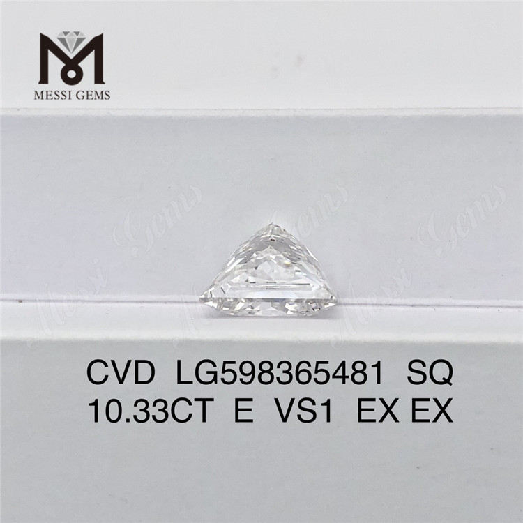 Diamant CVD cultivé en laboratoire 10,33 CT E VS1 EX EX SQ pour achat en gros, votre avantage concurrentiel LG598365481 