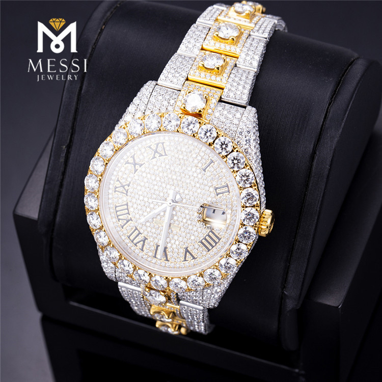 montres en or moissanite pas cher