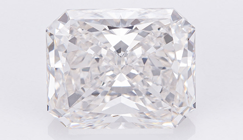  Diamant RECTANGULAIRE cultivé en laboratoire 