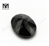 forme ovale noir moissanite 8x10mm pierres de moissanite en vrac prix d\'usine gemmes en stock