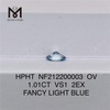 NF212200003 OV 1.01CT VS1 2EX FANTAISIE BLEU CLAIR HPHT Lab Diamond