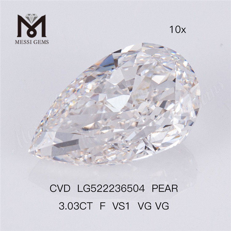3.03CT F VS1 VG VG CVD Laboratoire Diamant PS 