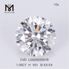 1.05ct H VS Diamant fabriqué par l\'homme bon marché Ronnd Meilleur diamant de laboratoire en vrac CVD