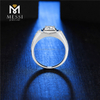 Nouveau design Prix de gros en argent sterling 925 Bijoux Moissanite Man Rings pour le mariage