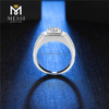 Nouveau Design 925 Sterling Silver Jewelry Ring DEF Moissanite Man Rings for Man