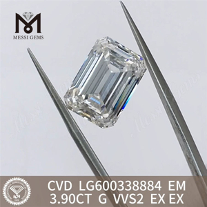 3.90CT G VVS2 EX Pierres cvd émeraude LG600338884 