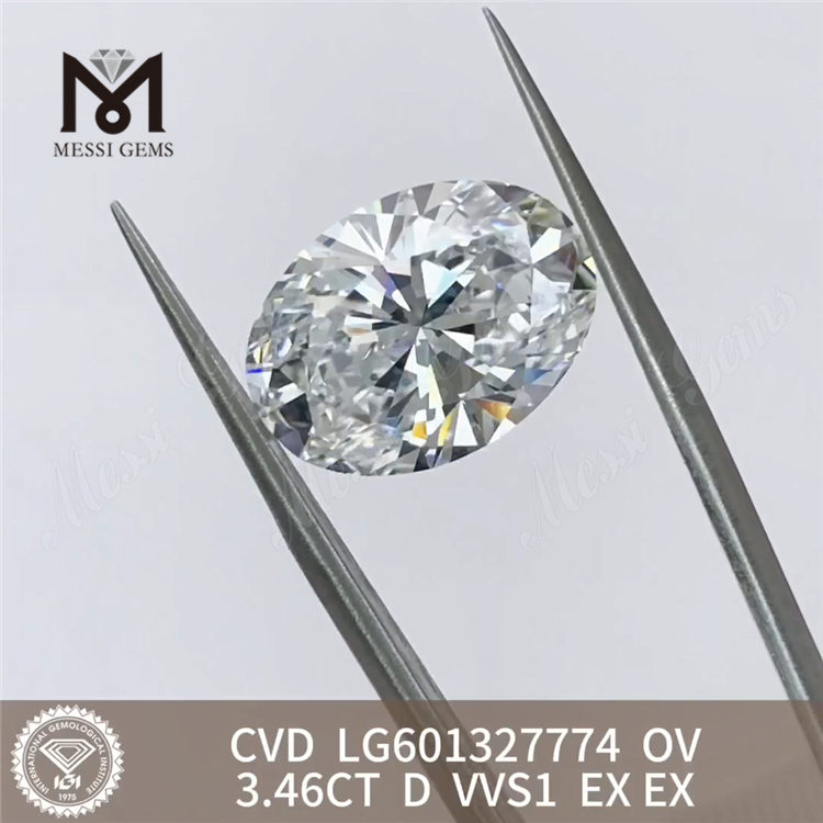 3.46CT D VVS1 ov cvd diamant en ligne LG601327774 