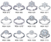 14k 18k bijoux en or bague de fiançailles de mariage pour femme bague en diamant halo