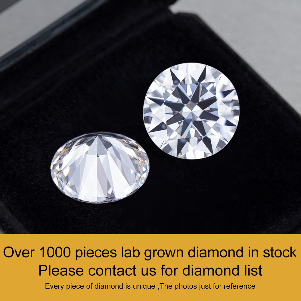 diamant cultivé en laboratoire en stock