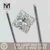 5.12CT D SQ VVS2 diamant cultivé en laboratoire Chine CVD IGI LG607395170