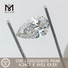 4.24CT Diamant IGI taille poire E VVS1 EX EX CVD LG592359070丨Messigems