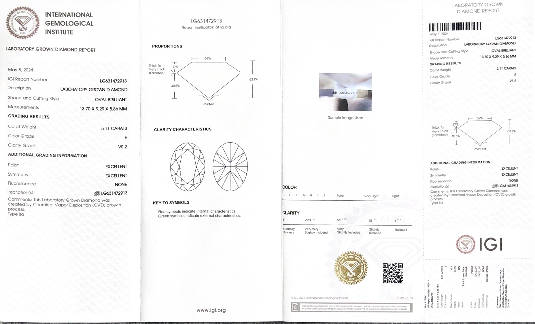 diamants ovales fabriqués en laboratoire