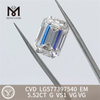 5.52CT G VS1 VG CVD Emerald Laboratory Grown Diamonds LG577397540 丨 Messigems CVD