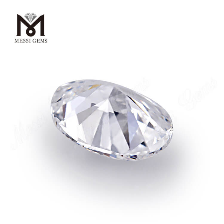 OVAL D VS2 excellente coupe 0,415 carat diamant synthétique prix par carat