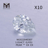 1.014 carat Gros diamant poire cultivé en laboratoire en vrac G VS1
