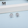 Messi Gems Simple Design Boucles d\'oreilles 1 carat Moissanite Diamant Bijoux