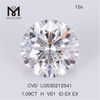1.09ct VS Round Lab Créé Diamant CVD White Lab Diamond en vente