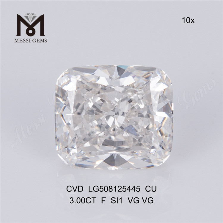 3CT F cvd cu vente de diamants de laboratoire en vrac Coussin pas cher diamant de laboratoire en vrac en stock